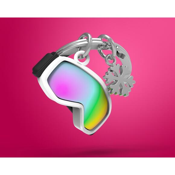 Metalmorphose Ski Goggles Keychain in Gift Box - Picture 2 of 4